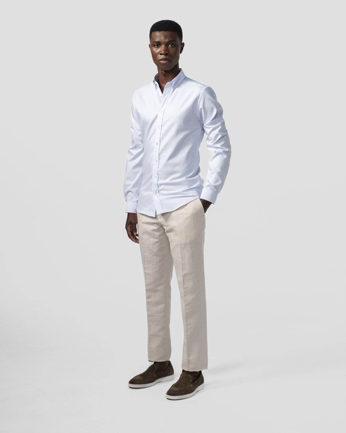 The Founder Light Blue Stripe