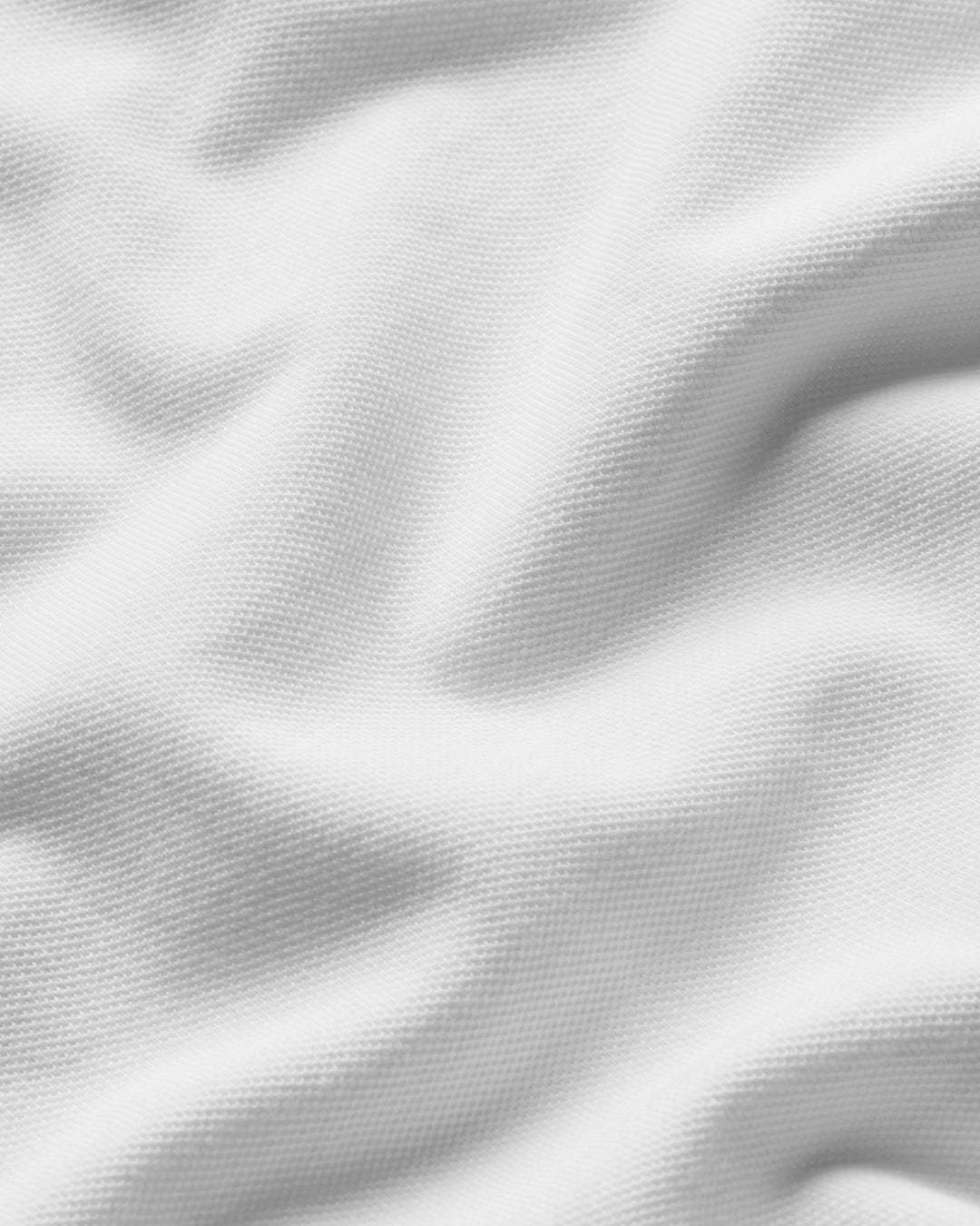 White piqué polo fabric